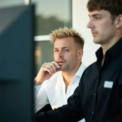 ATZ Group IT employees working digitally on computers